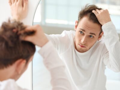 Je haarlijn trekt zich terug of haren groeien op rare plekken